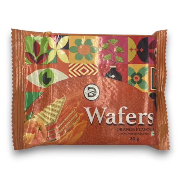 Wafers Orange Cream Biscuit - Looters Slashed Price Warehouse