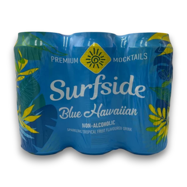 Surfside Blue Hawaiian Non Alcoholic 6Pack - Looters Slashed Price Warehouse