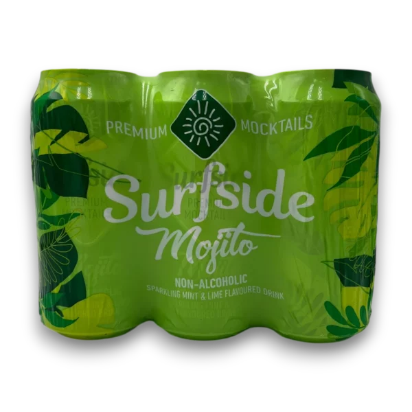 Surfside Mojito Non Alcoholic Drink 6Pack - Looters Slashed Price Warehouse
