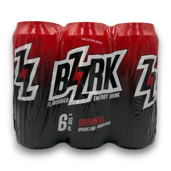 Bzzrk Original Guarana 6x500ml - Looters Slashed Price Warehouse