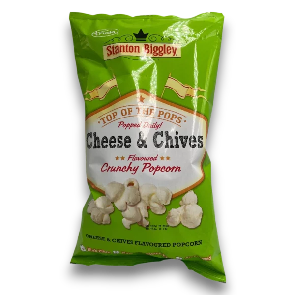 Stanton Biggley Cheese And Chives Popcorn - Looters Slashed Price Warehouse