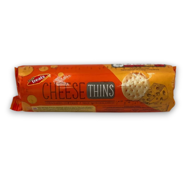Tasty Treats Cheese Thins Crackers - Looters Slashed Price Warehouse