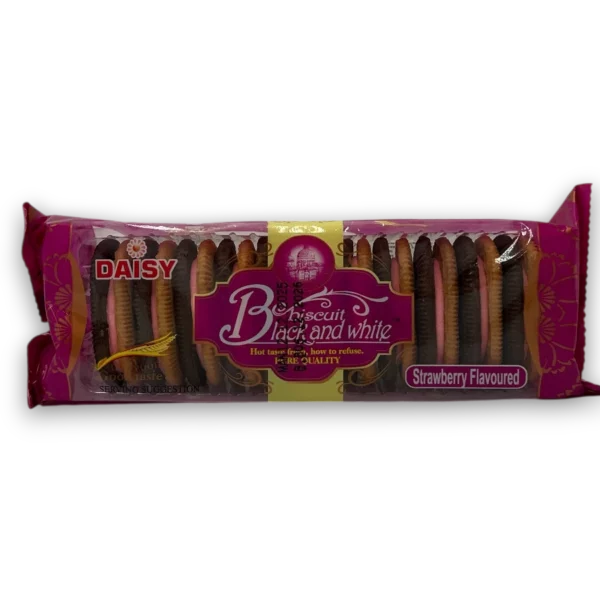 Daisy Biscuit Black And White Strawberry - Looters Slashed Price Warehouse