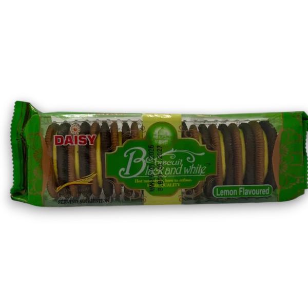 Daisy Biscuit Black And White Lemon - Looters Slashed Price Warehouse