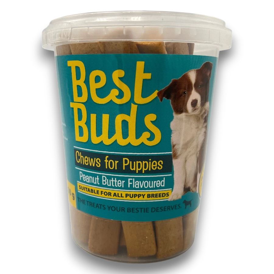 Best Buds Peanut Butter Chews For Puppies 350g - Looters Slashed Price Warehouse