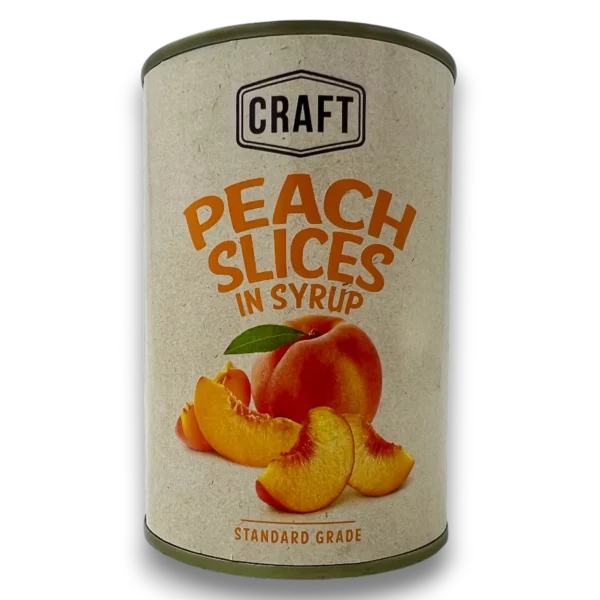 Craft Peach Slices in Syrup - Looters Slashed Price Warehouse