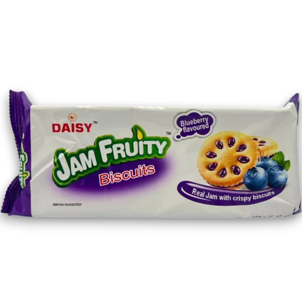 Daisy Jam Fruity Biscuits Blueberry - Looters Slashed Price Warehouse
