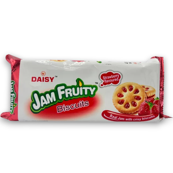 Daisy Jam Fruity Biscuits Strawberry - Looters Slashed Price Warehouse