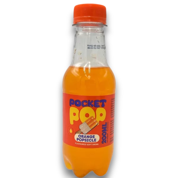 Pocket Pop Orange Popsicle Soft Drink - Looters Slashed Price Warehouse