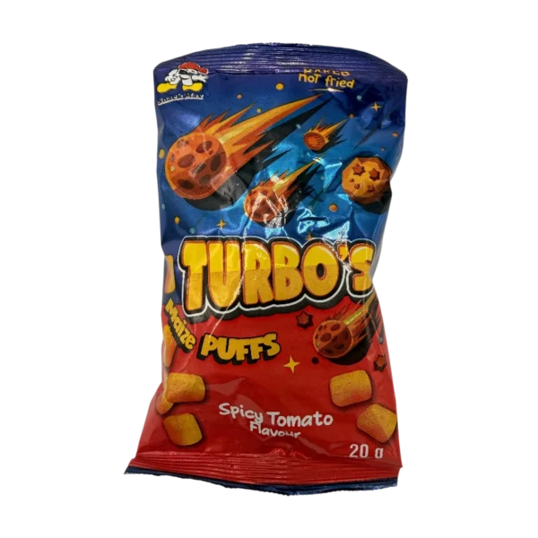 Snack Max Turbos Spicy Tomato Puffs - Slashed Price Warehouse