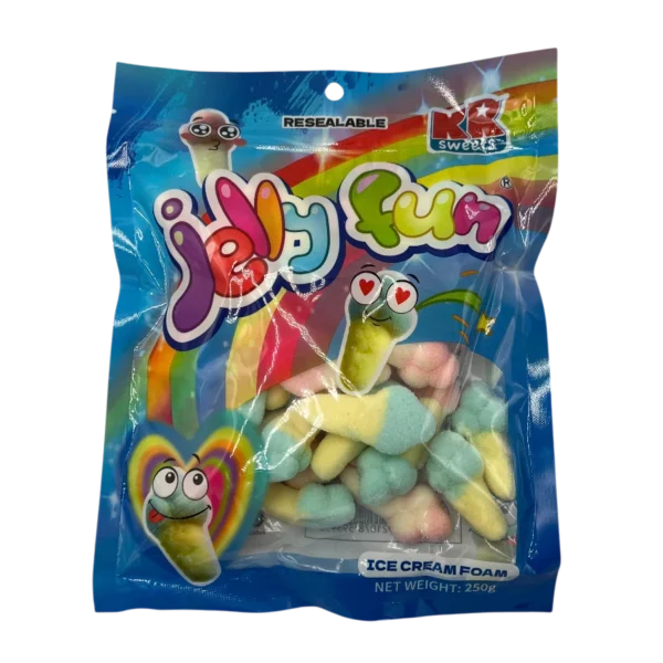 KR Sweets Jelly Fun Ice Cream Foam - Looters Slashed Price Warehouse