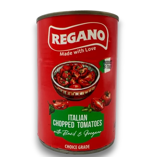 Regano Chopped Tomatoes With Basil - Looters Slashed Price Warehouse