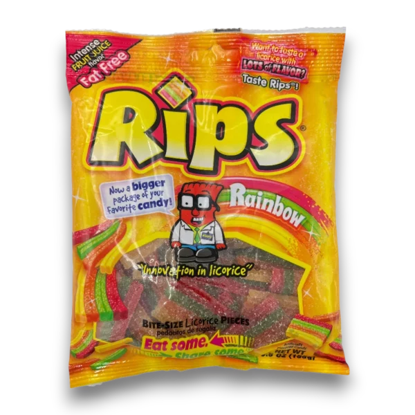 Rips Rainbow Liqourice Belts -Looters Slashed Price Warehouse