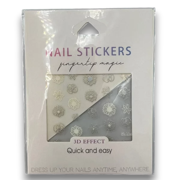 Fingertip Magic Nail Stickers 3D Effect Flowers - Looters Slashed Price Warehouse