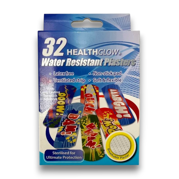 HealthGlow Water Resistant Kids Plasters - Looters Slashed Price Warehouse
