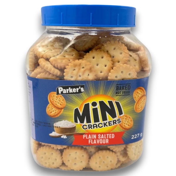 Parkers Mini Crackers Plain Salted - Looters Slashed Price Warehouse
