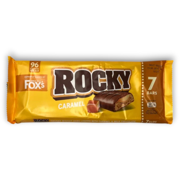 Fox Rocky Caramel Chocolate Bars - Looters Slashed Price Warehouse