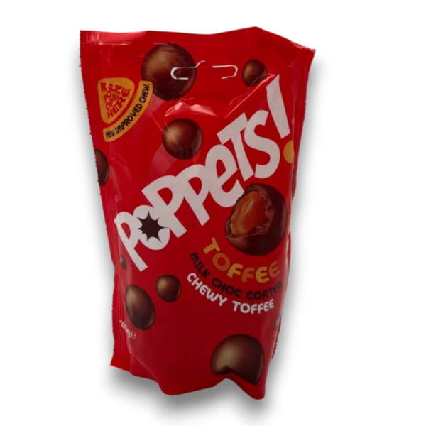Poppets Milk Chocolate Coated Toffee