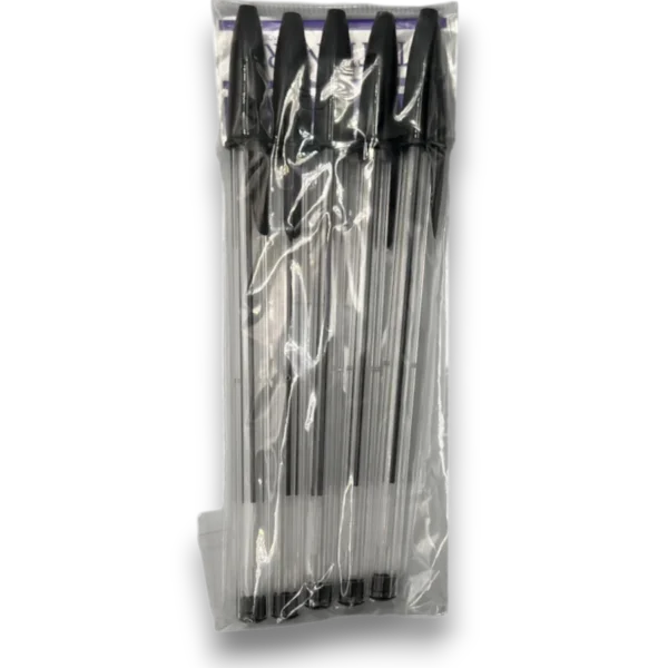 Stationery Black Ball Point Pens - Looters Slashed Price Warehouse