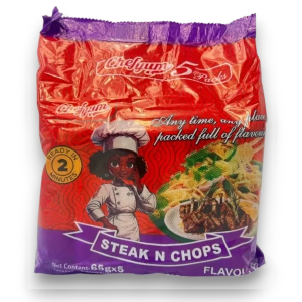 Chef Yum Steak and Chops Instant Noodles - Looters Slashed Price Warehouse