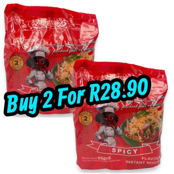 Chef Yum Spicy Instant Noodles -Looters Slashed Price Warehouse