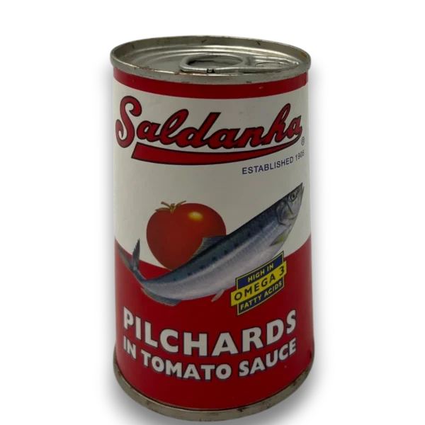 Saldanha Pilchards in Tomato Sauce-Looters Slashed Price Warehouse